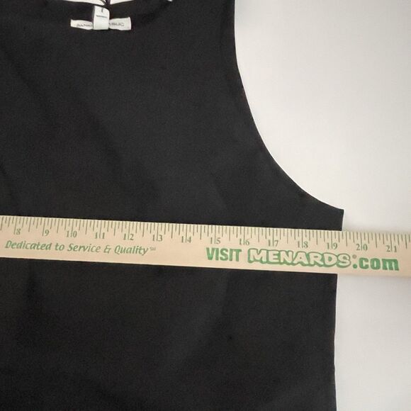 NEW Banana Republic Black Pleated Shoulder Dress Size 10 Party MSRP $120.00 - Picture 13 of 14